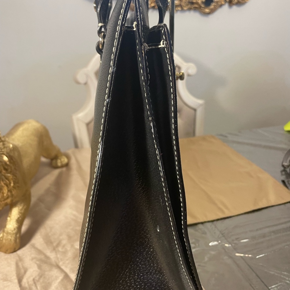 Kate Spade Black Textured Leather Bag - Picture 5 of 6